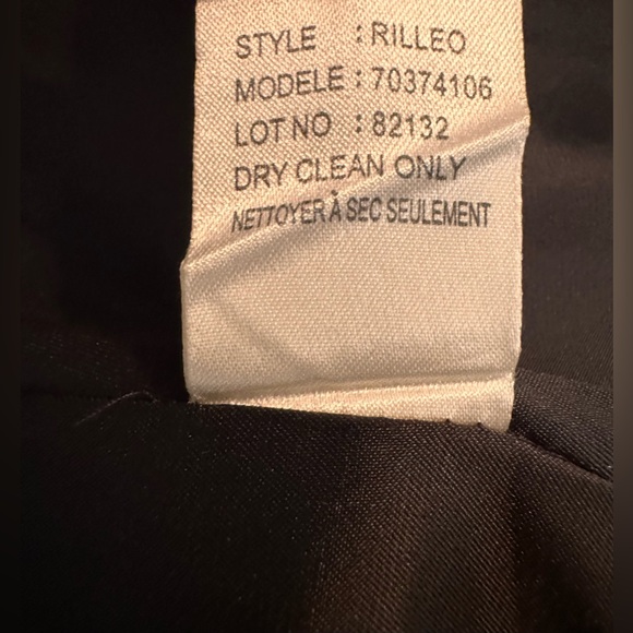 LADIES THEORY VINTAGE BLACK RILLEO BLAZER JACKET - SIZE 2 - Picture 9 of 9
